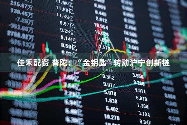 佳禾配资 普陀：“金钥匙”转动沪宁创新链